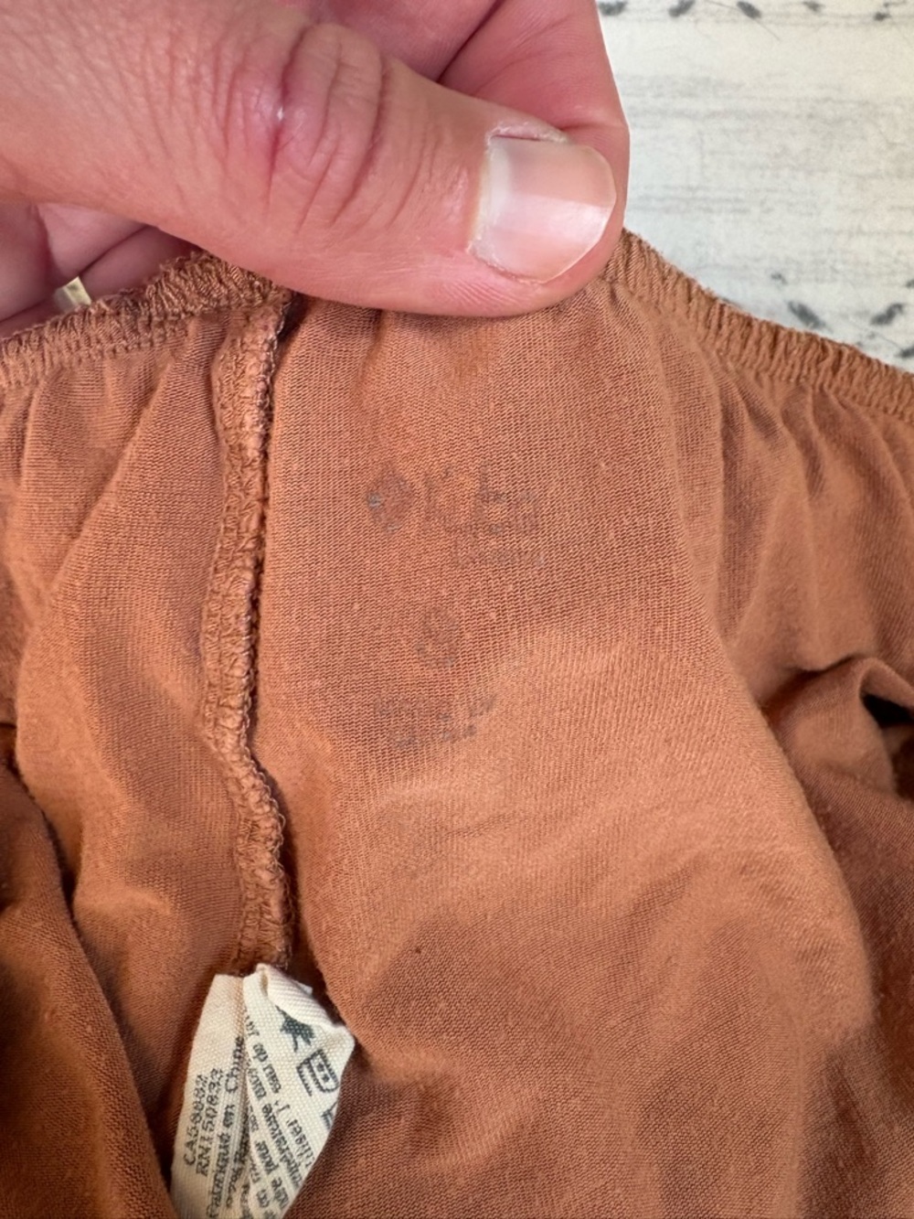 Kyte BABY Women's Two-Piece Long Sleeve Pajama Set in Rust - Picture 2 of 3